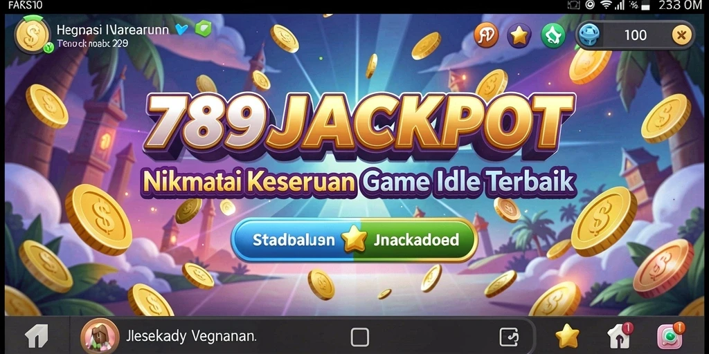 Tampilan gameplay seru 789JACKPOT yang penuh warna dan interaksi.