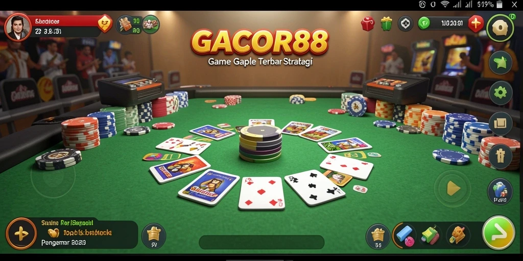 Tampilan gameplay seru dan interaktif dari GACOR88.