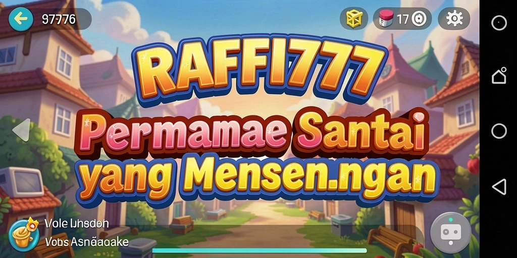 Screenshot utama RAFFI777 menampilkan gameplay menarik dan seru.