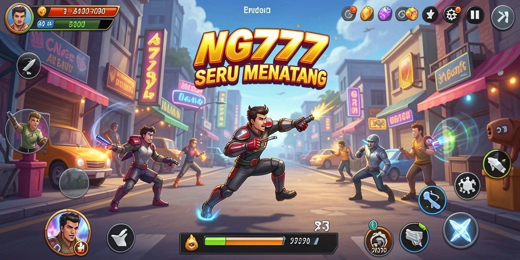 Screenshot gameplay menampilkan aksi seru dan karakter unik di UG777.